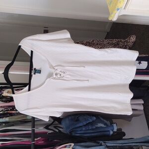 NWOT Rue 21 lace up short sleeve